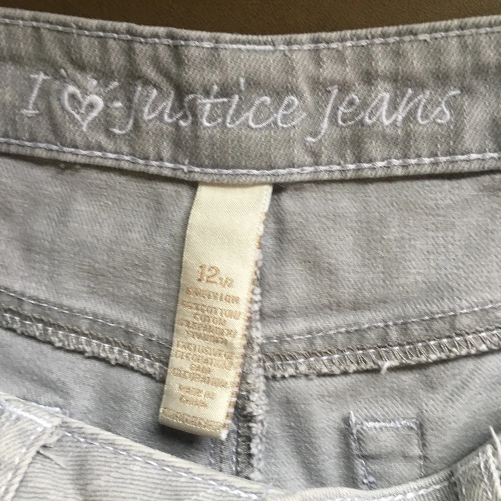 FREE!! Justice girls gray jean shorts